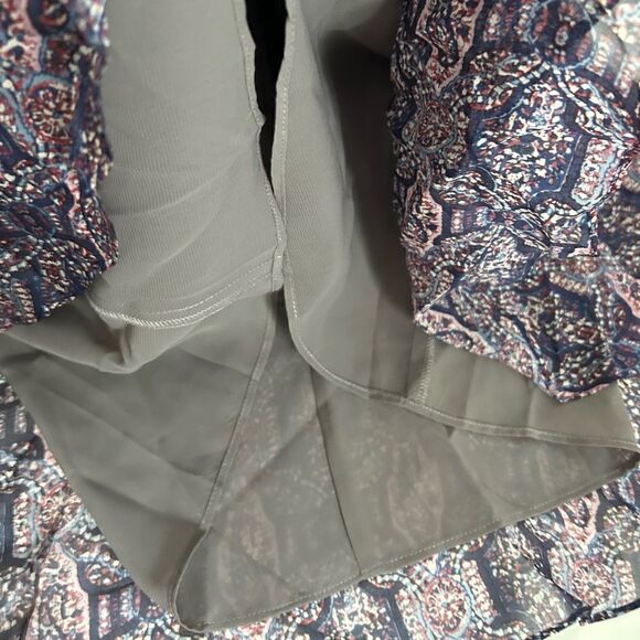 Haute Hippie Silk Lavender Blue Ruffle Mini Dress Size 8 NEW WITH TAGS 498.00 - Picture 11 of 12